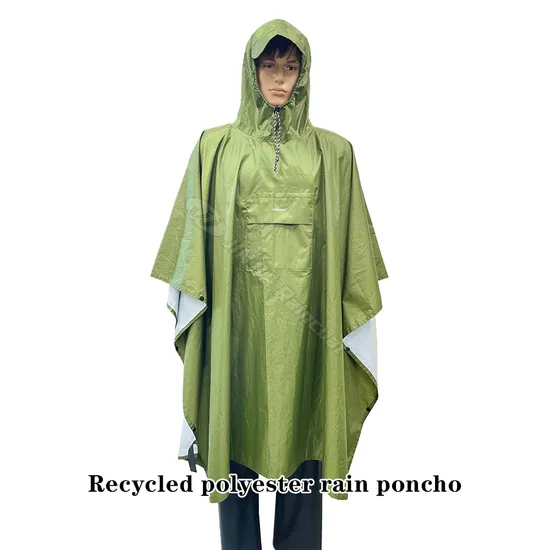 Capa de chuva tática militar de poliéster camuflada de emergência masculina poncho de chuva com capuz para exército