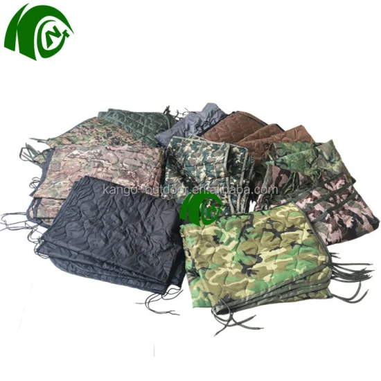 Inverno grande portátil impermeável poncho forro cobertor de acampamento ao ar livre camuflagem woobie cobertor